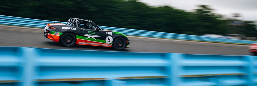 Wagner Resets Mazda MX-5 Cup Lap Record at Watkins Glen in Qualifying