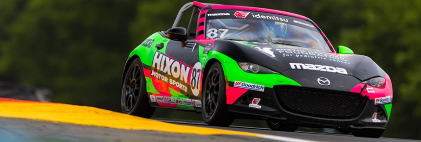 Rollan Makes Mazda MX-5 Cup Victory Lane Return at Watkins Glen