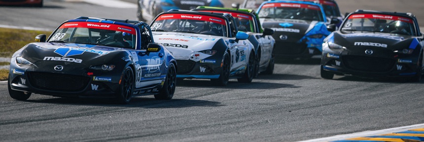 Nate Cicero Wins Second Whelen Mazda MX-5 Cup Race at Daytona