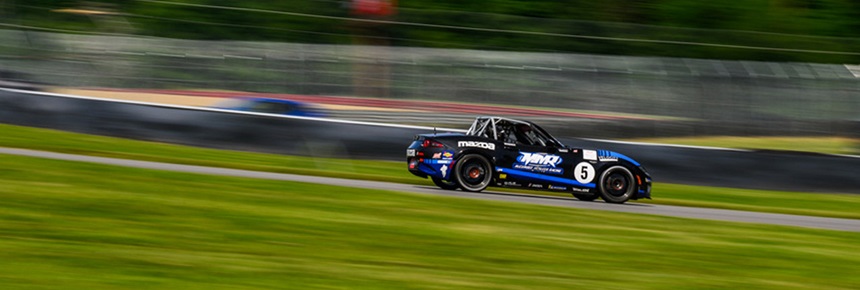 Wagner Breaks His Own Mazda MX-5 Cup Qualifying Lap Record at Mid-Ohio