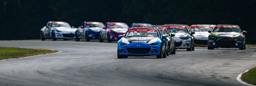 Fletcher Crowned Whelen Mazda MX-5 Cup King of VIR with Fourth