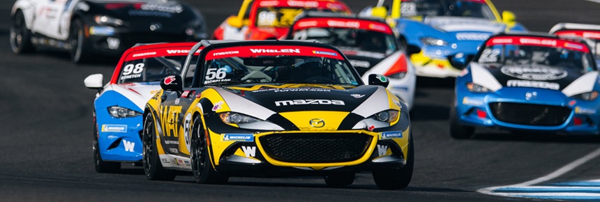 その他 Magic Grand Prix Yokohama 2003 Finalist Nicholson Gets Fairytale Whelen Mazda MX-5 Cup Win at Indianapolis