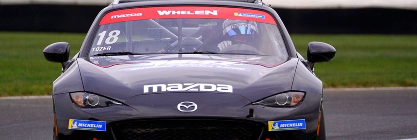 みっちーページ McCumbee McALeer Racing Signs Seth Tozer for Mazda MX-5 Cup Debut